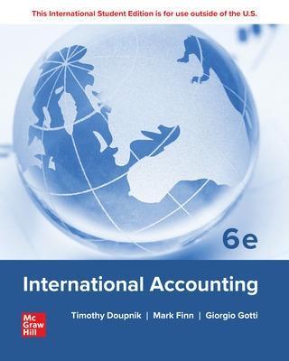 ISE International Accounting (6th Edition) BY Doupnik - Orginal Pdf
